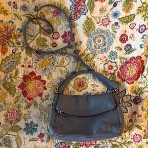 💚Kate Spade Blue Leather Crossbody Bag